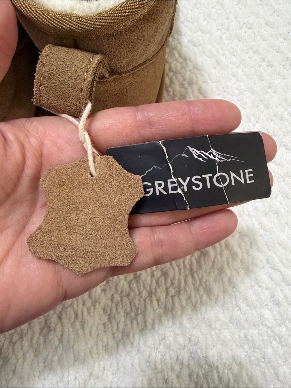 Greystone Genuine Suede Short Boots Chestnut Men’s Size 12 - Picture 6 of 10